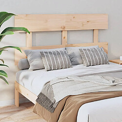 Maison Chic Tête de lit scandinave,Meuble de chambre 144x3x81 cm Bois massif de pin -MN96490