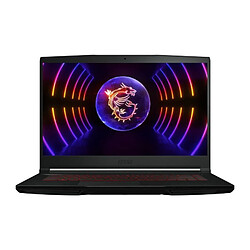 PC Portable Gaming - MSI GF63 Thin 12UC-884XFR - 15,6 FHD 144Hz - Core i5 12450H -RAM 8 Go -512 Go SSD -RTX 3050 MaxQ -Sans wind - Sans système d'exploitation - Reconditionné