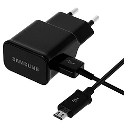 Chargeur secteur 2A USB Adaptateur + Câble Micro-USB Original Samsung - Noir