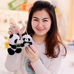 Avis Universal Panda drôle avec feuilles de bambou en peluche (9 cm)