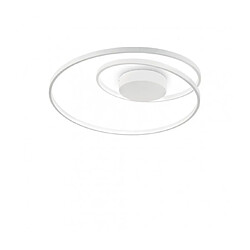 Ideal Lux Plafonnier LED intégré Oz Métal,plastique blanc 1 ampoule 18cm