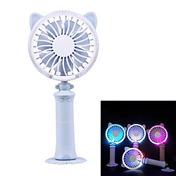 Wewoo Ventilateur USB de nuit torsadée Sunshine avec rotation à 180 degrés & vitesse du vent 2 bleu