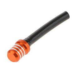 Acheter Tuyau De Tube De Reniflard De Soupape De Bouchon De Réservoir De Carburant De Gaz De Moto CNC Orange