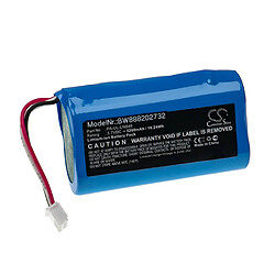 vhbw Batterie universelle compatible avec de nombreux appareils (5200mAh, 3,7V, Li-ion) 2x Cellules