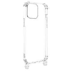 Avizar Coque iPhone 13 Mini Anneau personnalisable avec bijou/Chaîne - Transparent