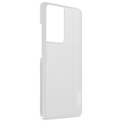 Coque Samsung S21 Ultra Support Vidéo Super Frosted Shield Nillkin Blanc