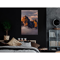 Artgeist Tableau - Mountains in the Clouds (1 Part) Vertical [20x30]