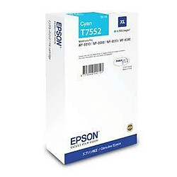 Cartouche d'encre originale Epson T7552 Bleu Cyan