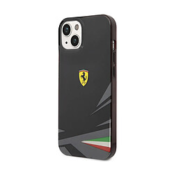 Ferrari Coque pour iPhone 14 en TPU Antichocs modèle Italia Noir