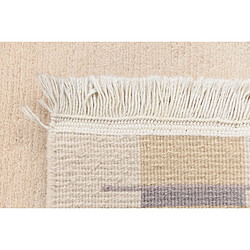 Avis Vidal Tapis de couloir en laine 302x84 beige Darya