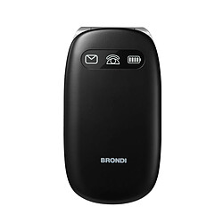 Brondi Amico Comfort 7,11 cm (2.8') Noir, Argent Téléphone pour seniors