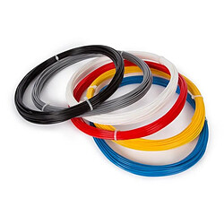 Perel Jeu De Filament Pla 1.75 Mm - 6 Couleurs - Pour Imprimante 3D Et Stylo 3D