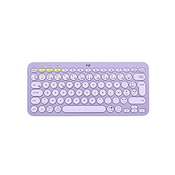 Logitech - Clavier sans fil K380 - Lavender Lemonade