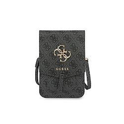 Guess Maroquinerie Pochette Smartphone Imprimé avec Bandoulière Porte-cartes Logo 4G Guess gris 