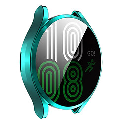 Enkay Coque en TPU électrolytique anti-rayures cyan pour votre Samsung Galaxy Watch4 40mm