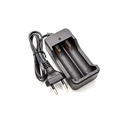 vhbw Chargeur de piles compatible avec 17670, 18650 piles, batteries domestiques Li-Ion (3.7V)