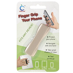 Wewoo Support Holder or pour iPhone, Galaxy, Sony, Lenovo, HTC, Huawei et autres Smartphones de téléphone Finger Grip, pas cher