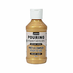 Pebeo Peinture pouring acrylique brillante - Or - 118 ml