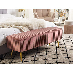 Beliani Banc PATERSON Rose Velours