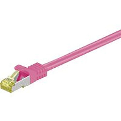 Avis Disney RJ45 patch cord S/FTP (PiMF), w. CAT 7 raw cable 1.5m Pink 4x2xAWG 26, CU