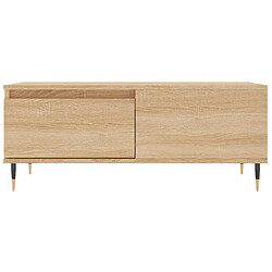 Acheter vidaXL Table basse Chêne sonoma 90x50x36,5 cm Bois d'ingénierie