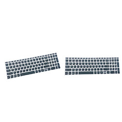 2 X 15,6 `` Film Protecteur de Protection de Clavier En Caoutchouc Souple pour Lenovo 5000