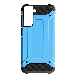 Avizar Coque Samsung Galaxy S21 Plus Hybride Design Relief Antichute bleu