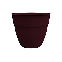 Pot de fleur rond Osaka Ø 40 x H.34,3 cm Rouge bourgogne - Eda