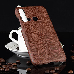 Acheter Wewoo Coque PC + PU antichoc à texture de crocodile pour Huawei P20 lite 2019 / Huawei nova 5i marron