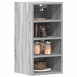 vidaXL Armoire suspendue sonoma gris 30x29,5x60 cm bois d'ingénierie