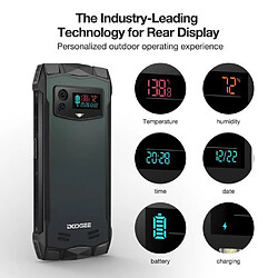 Acheter DOOGEE Smini Smartphone 4.5pouce HD+ téléphone portable incassable Helio G99 15Go+256Go Android 13 déverrouillage du visage - Noir