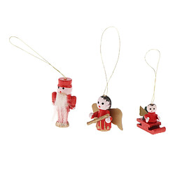 Avis Boîte De Décorations Suspendues D'arbre De Noël Bricolage Porte-clés Pendentifs 30PCS 1089