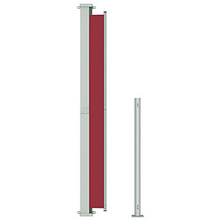 Acheter vidaXL Auvent latéral rétractable de patio 200x300 cm Rouge