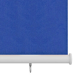 Avis vidaXL Store roulant d'extérieur 160x140 cm Bleu PEHD