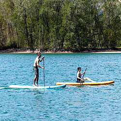 Planche de Paddle Surf Gonflable 2 en 1 avec Siège et Accessoires Siros InnovaGoods 10'5" 320 cm pas cher