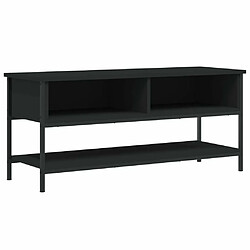 Maison Chic Meuble TV scandinave - Banc TV pour salon noir 100x35x45 cm bois d'ingénierie -MN15952