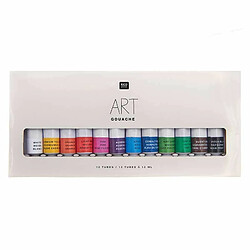 Rico Set peinture gouache - Couleurs basiques - 12 x 12 ml