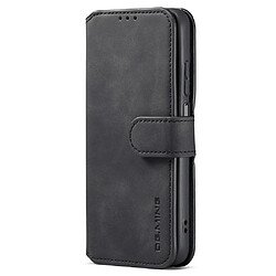 Etui en PU DG.MING style rétro, fermoir magnétique avec support noir pour votre Samsung Galaxy A13 5G