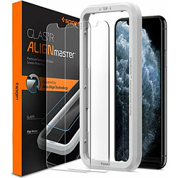 Spigen Sgp Spigen AlignMaster Verre Trempé Compatible avec iPhone 11, iPhone XR, 2 Pièces, Résistant aux Rayures, 9H Protection écran