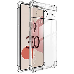 Coque en TPU IMAK transparent, antichoc, airbag quatre coins pour votre Google Pixel 7 5G - transparent