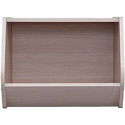 Iris Ohyama, Niche de rangement ouverte en bois - Boîte de rangement empilable modulaire en bois STB-400 - Chêne clair, L40 x P38,8 x H30,5 cm 531483