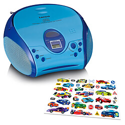 Lenco Radio portable avec lecteur CD SCD-24BU kids Bleu