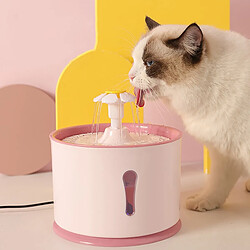 Avis Universal Fontaine pour chats domestiques Réservoir d'eau à circulation automatique Bol à boisson et filtre Charge Bouteille d'eau silencieuse Chatte Nourriture pour chats & 124 ; Fournitures d'arrosage pour nourriture pour chats (rose)