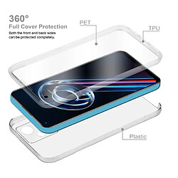 Htdmobiles Coque pour Realme 9 Pro+ Plus 5G / Realme 9 4G 5G - housse etui silicone gel fine 360 integrale (avant et arriere) + film ecran - TRANSPARENT