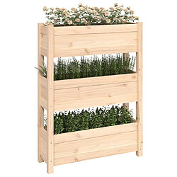 Acheter Maison Chic Jardinière,Bac à fleurs - pot de fleur 77x25x104,5 cm Bois massif de pin -GKD99286