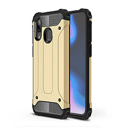 Wewoo Coque Renforcée Étui combiné TPU + PC pour Galaxy A40 or