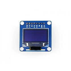 Wewoo Waveshare 0,96 pouce 128 * 64 OLED Binterfaces SPI / I2Ctête de broche verticale droite