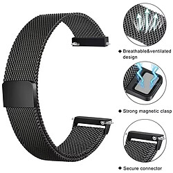 Bracelet À Fermoir Magnétique En Boucle Milanaise Phonecare Pour Xiaomi Redmi Watch 5 Lite - Noir