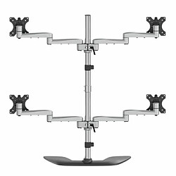 Support de table d'écran Startech ARMQUADSS Noir/Argenté 32"