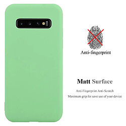 Cadorabo Coque Samsung Galaxy S10 PLUS Etui en Vert